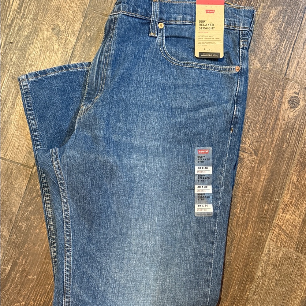 Levi's Relaxed Fit Denim Jeans in Blue